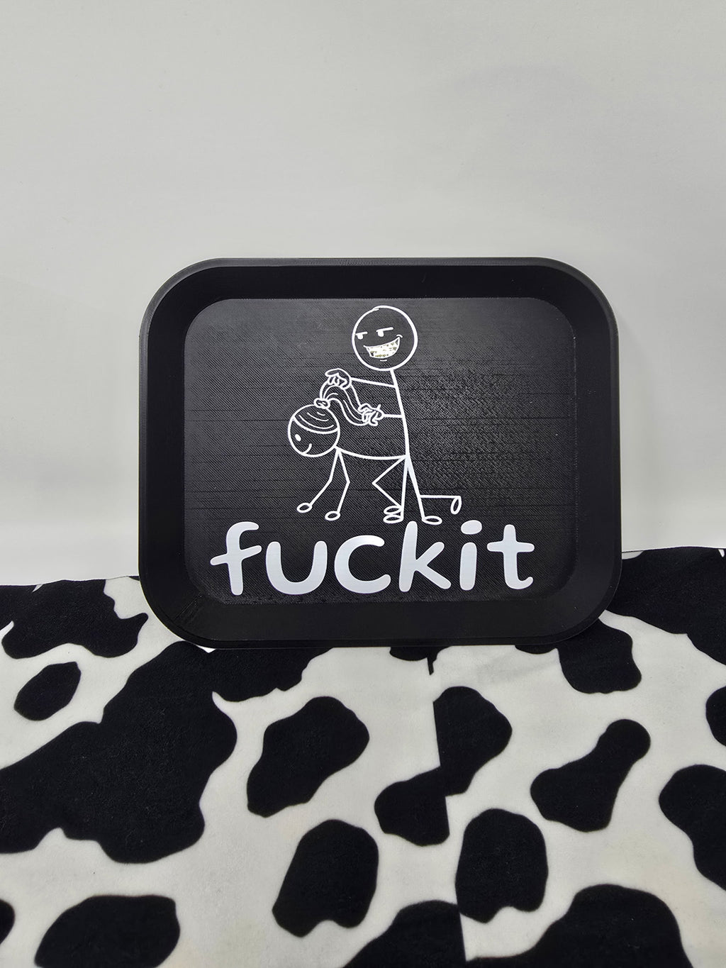"fuckit" plastic tray
