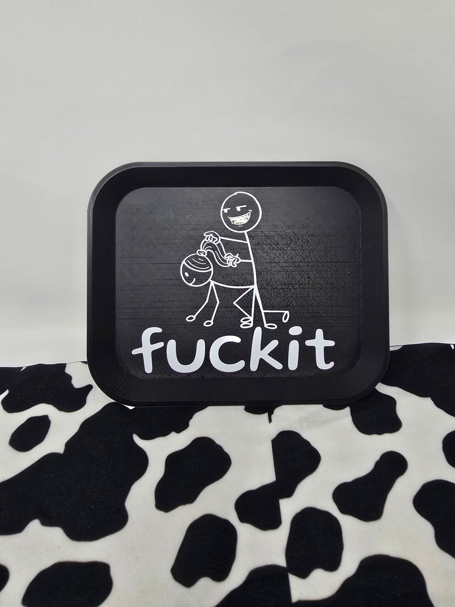 "fuckit" plastic tray